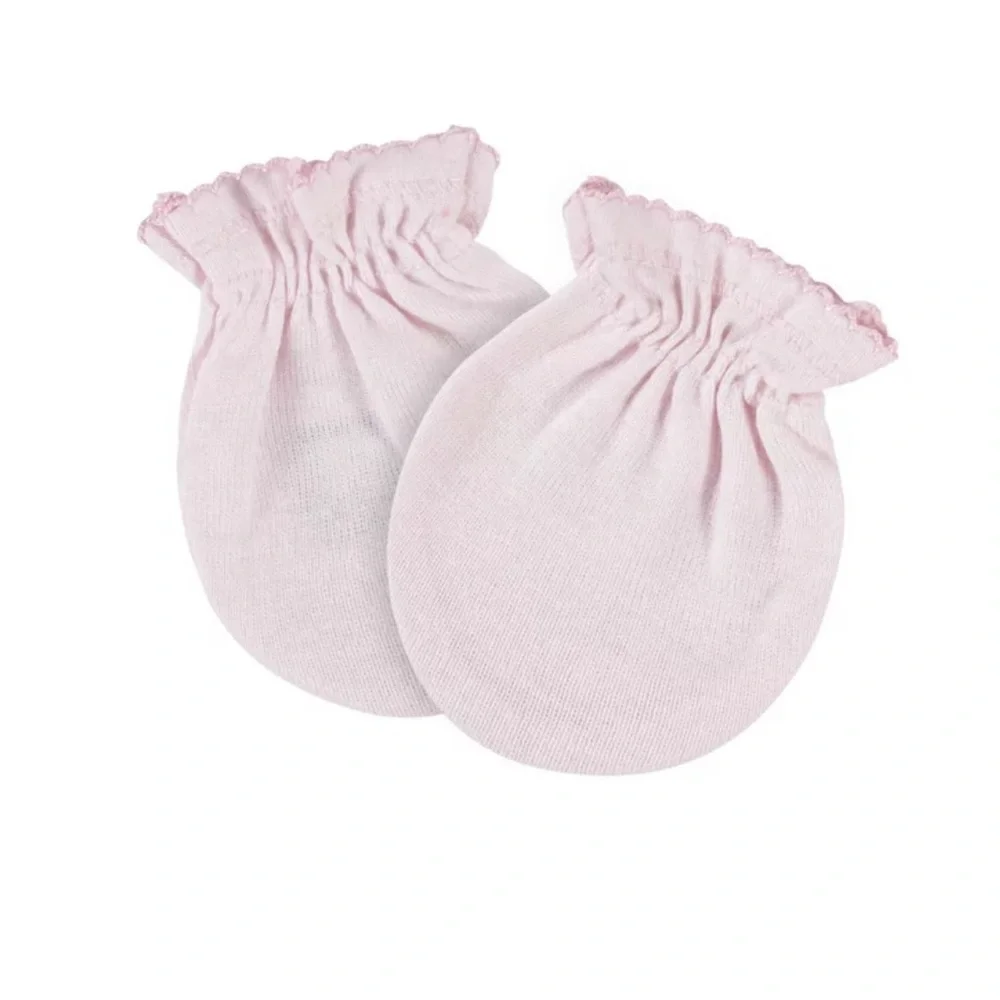 NWT Gerber Baby Girl Pink Floral Mittens Pack Of 4
